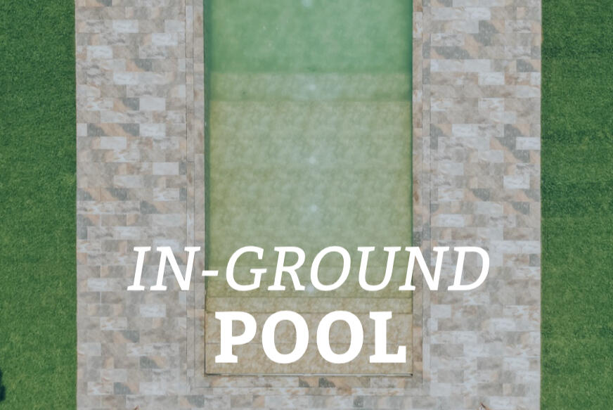 in-ground pool in ground pool section